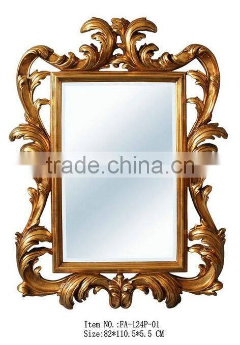 Hand-carved Console Mirror For Living Room Decoration