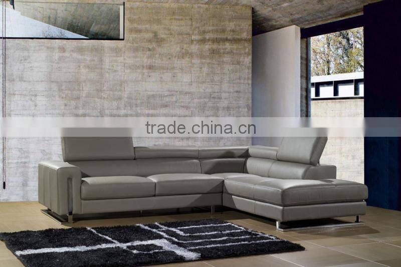 JR8034 neoclassic red leather L shape living room luxury sofa set home furniture new alibaba design