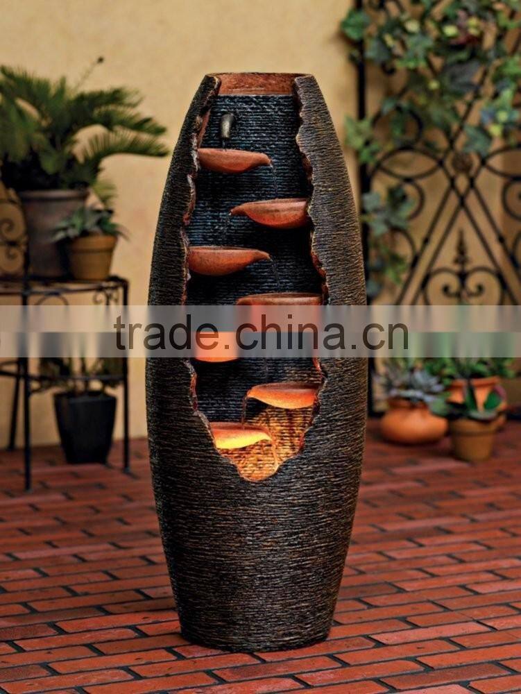Seven Cascade Outdoor Water Fountain