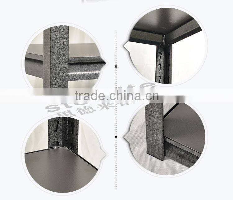 5 layer metal corner storage warehouse goods shelf design