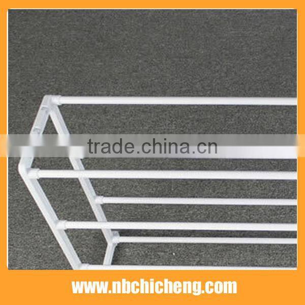 Detachable plastic shoe rack