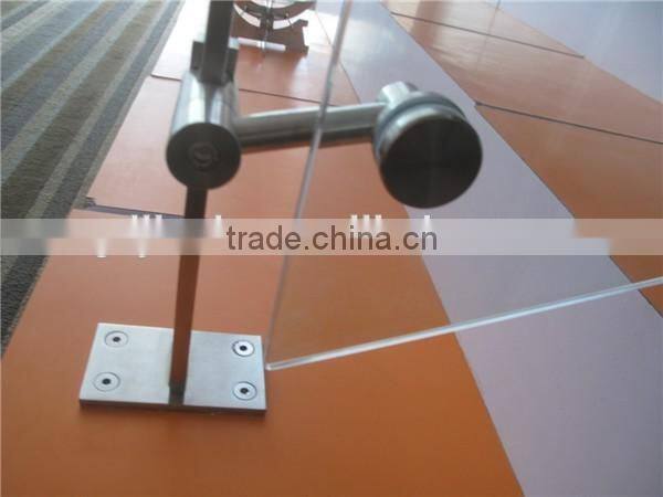 Stainless Steel Project Balustrade With Special Glass Spider