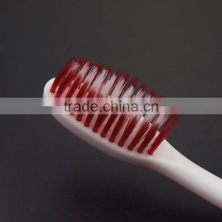soft slip-resistance handle high quality artificial toothbrush made in factory oem adult teeth whitening toothbrush