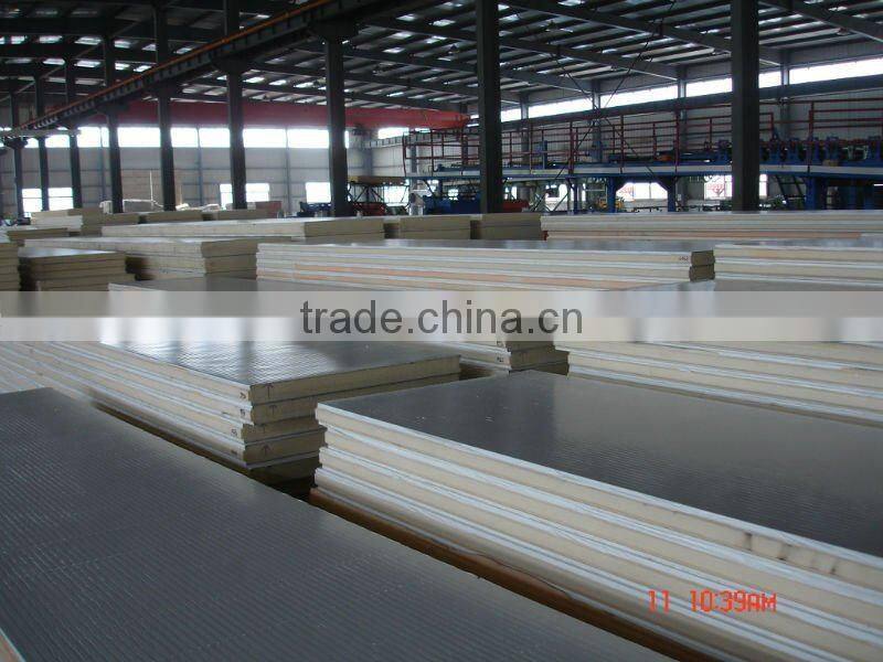 pu/polyurethane foam insulated sandwich panel for cold room