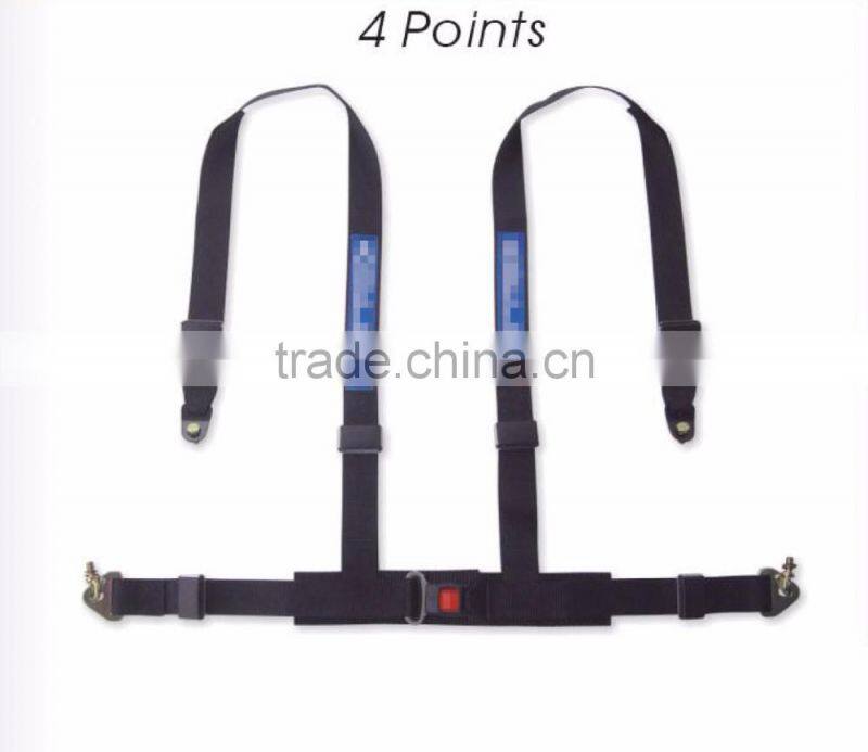 Original Black Colorway Car Safety Belt,racing seat belts,FIA quality belts, 4 point racing harness safety seat belt