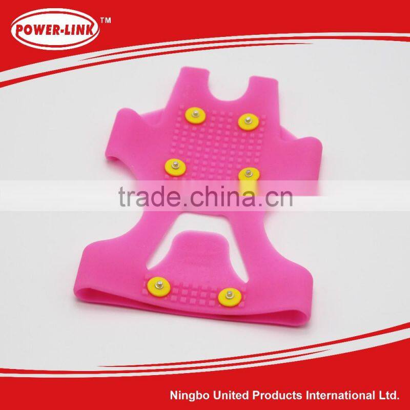 Non-slip snow spiker with 6 nail,shoe cover,antiskid shoes crampons,climbing crampons