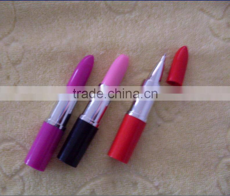 office use lip stick pen for Alibaba IPO in USA, home pen, school pen
