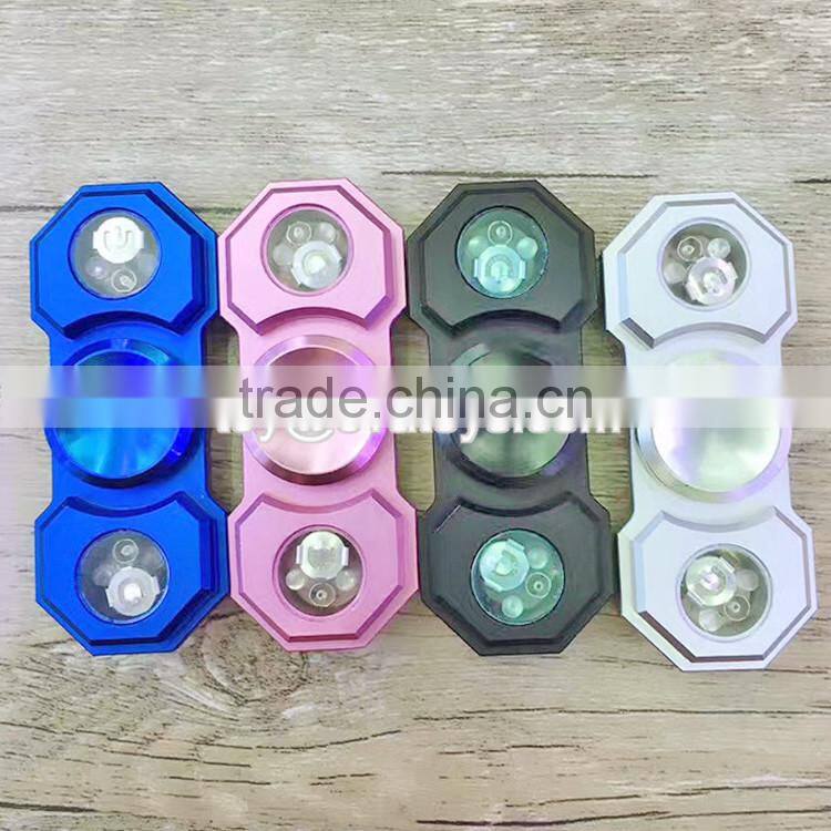 Luxury anti-corossion aluminum alloy metal fidget spinner, fidget hand spinner toys W01A258