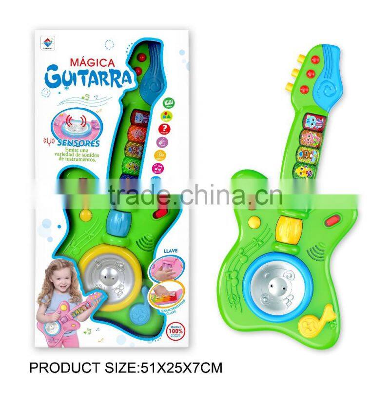 2016 Preschool plastice toy guitar for kids