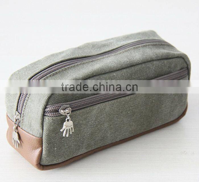 High quality Large Canvas Pencil Bag