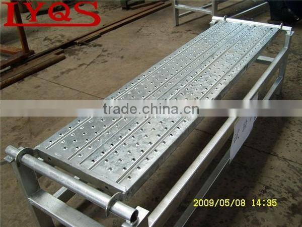 Construction Layher steel scaffolding deck for system scaffolding