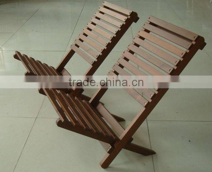 2017 Qingdao inflatable folding slat wooden beach chair
