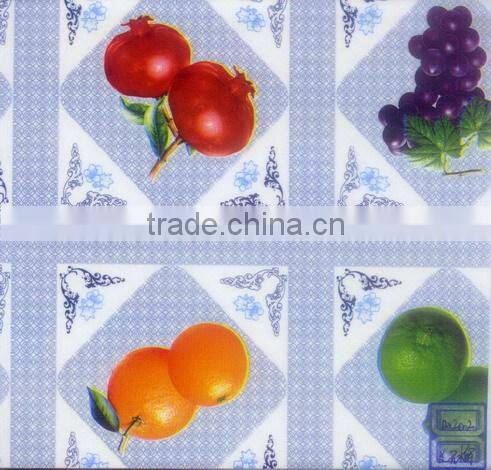 2014 NEW Style Designed HOT SELL Fashion Printed Fruit PVC clear table cover cloth