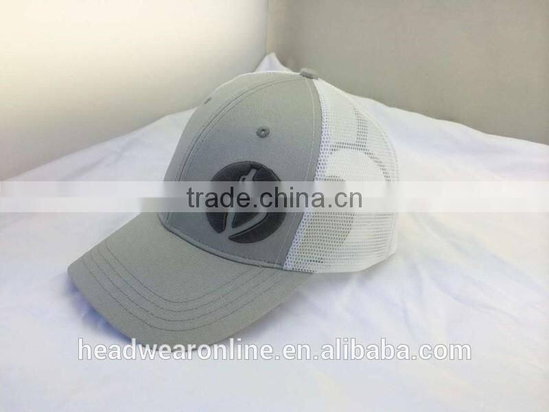 cheap 6 panel trucker hat and mesh hat with your own logo design