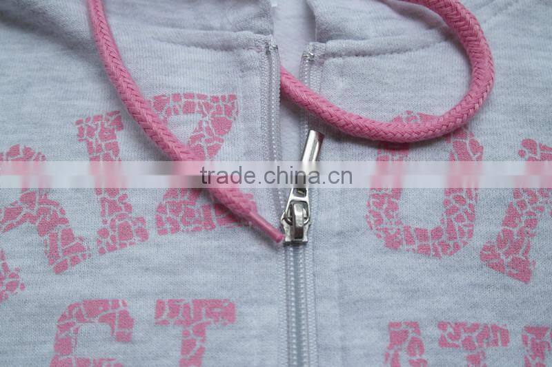 Women's hoody zipper-up jacket,Sport Jacket with hoodies,fleece jacket/sweater,crack print jacket