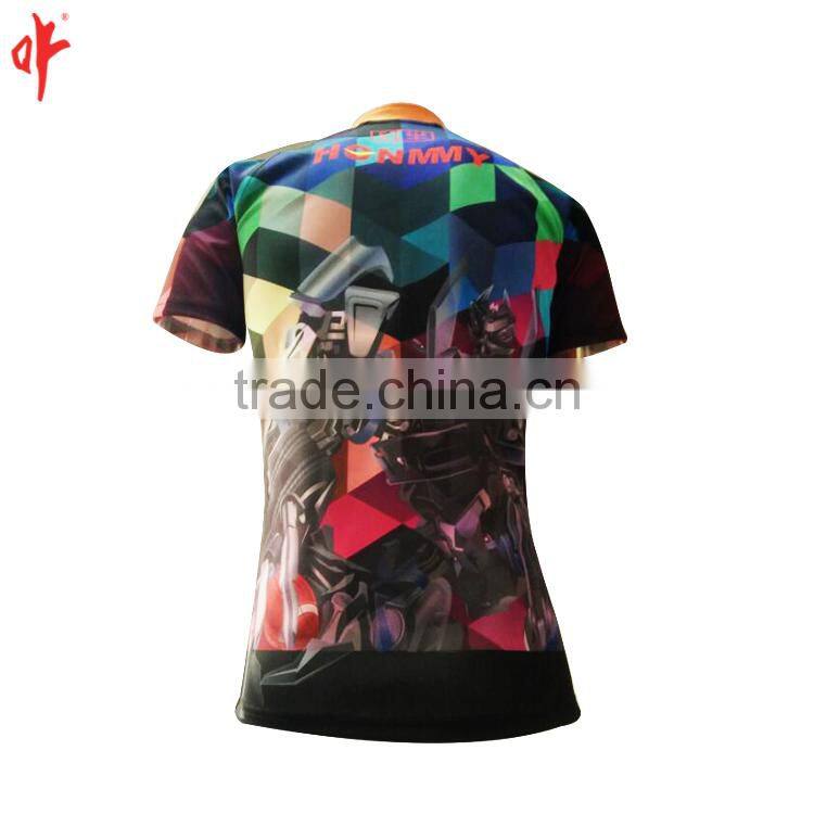 New fancy design customized full sublimation rugby Jersey