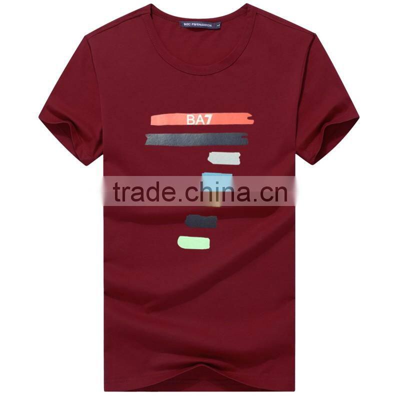 Round neck china imports t shirt wholesale cheap