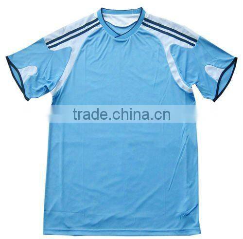 2015 100% miro polyester soccer training shirt in china