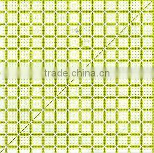 Kearing pro arcylic Double-Colored Grid Lines 45cm*10cm Rectangular patchwork ruler with scale range for sewing cutting#KPR4510