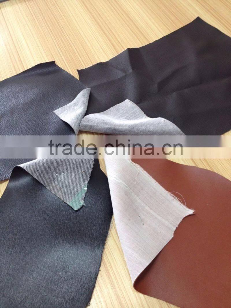 Hot Selling PVC Artificial Leather Stock Lot In China