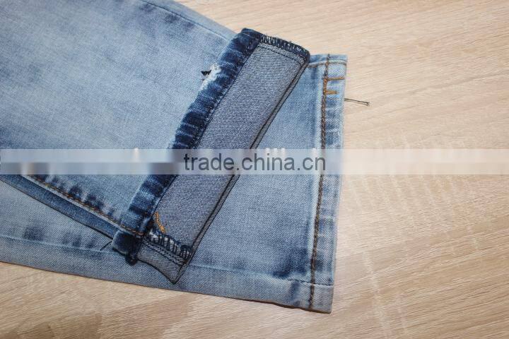 GZY men's denim jeans ladies denim jeans casual slim fit straight jeans jeans label stock