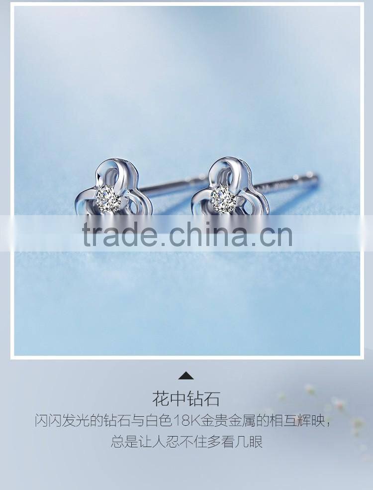 Luxury Fashion Designs New Model Earrings Diamond