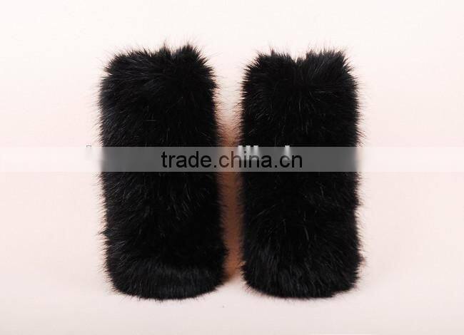 good quality faux fur leg warmers