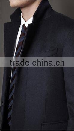 2014 Men Coat High Quality Wool Fabric