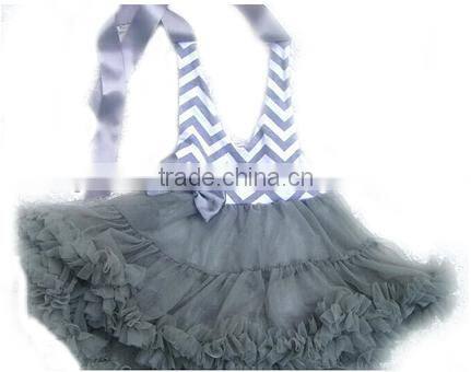 Toddler Babies Fluffy Red Chiffon Tulle Pettiskirts Backless Girls Tutu Dresses