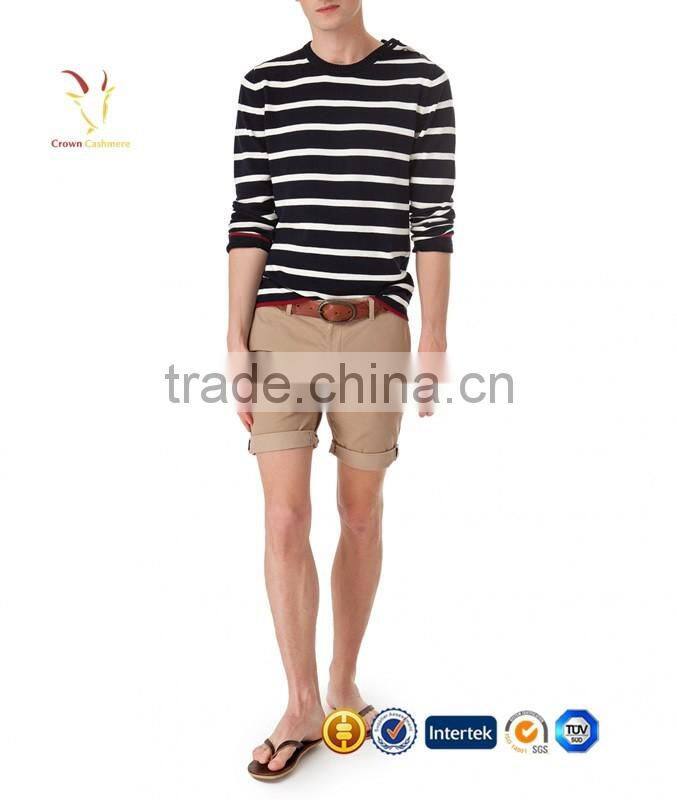 New Design Striped Men Cashmere Sweaters Wool Sweater