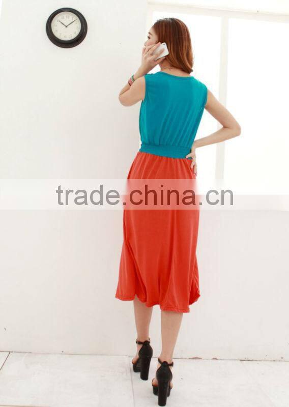 Brilliantly Color Women Long Dresses Fashion 2013