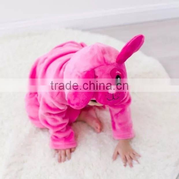 wholesale low price coral fleece printed animal hood kids/children bathrobe