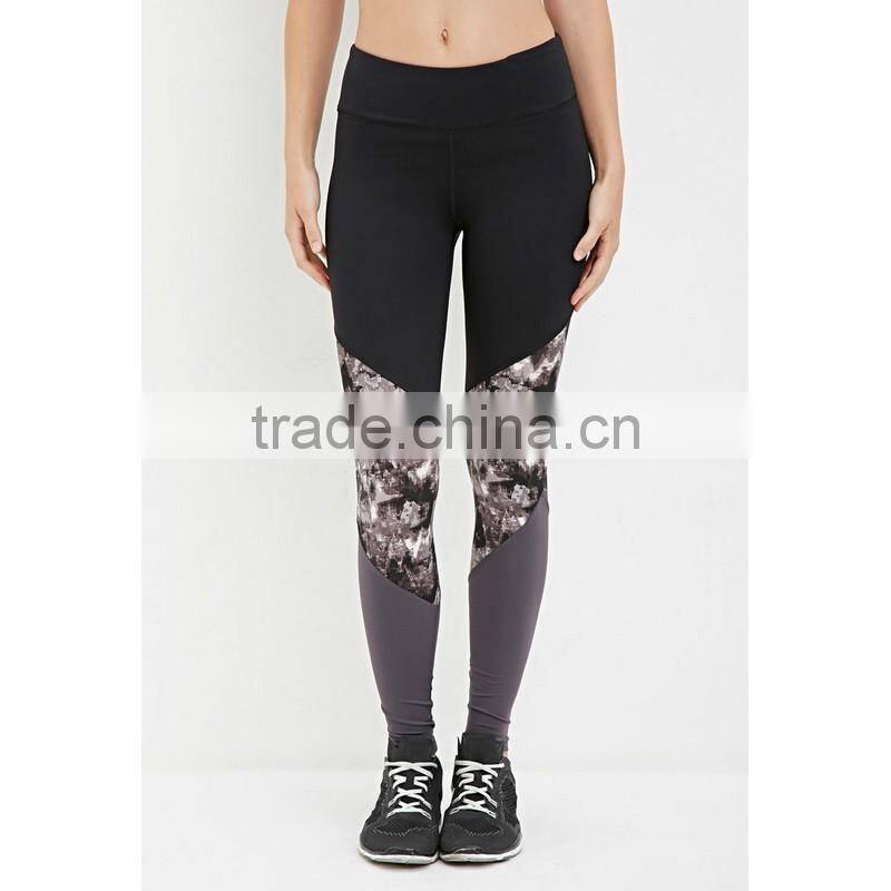 USA high quality cheap contrast color sports leggings wholesale womens clothing