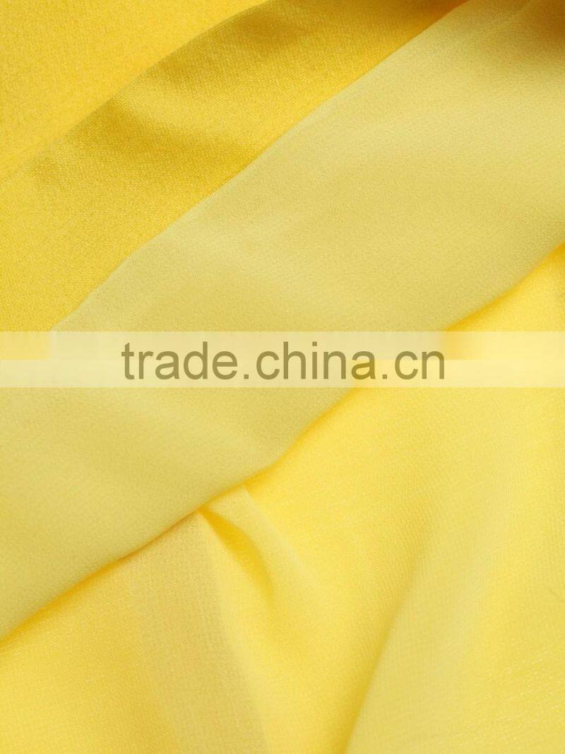 Office ladies simple blank yellow/black back split carrer formal dresses