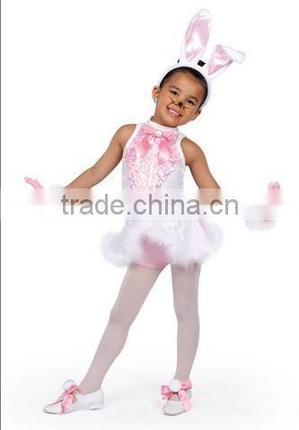 2014 hotsale kids dance costume rabbit--cute rabbit dance wear---children&adults rabbit dance tutu