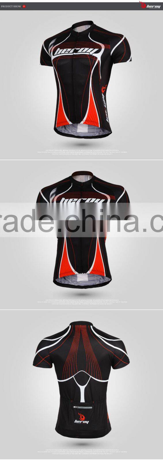 BEROY china custom cycling shirt,wholesale mens short sleeve cycling clothing