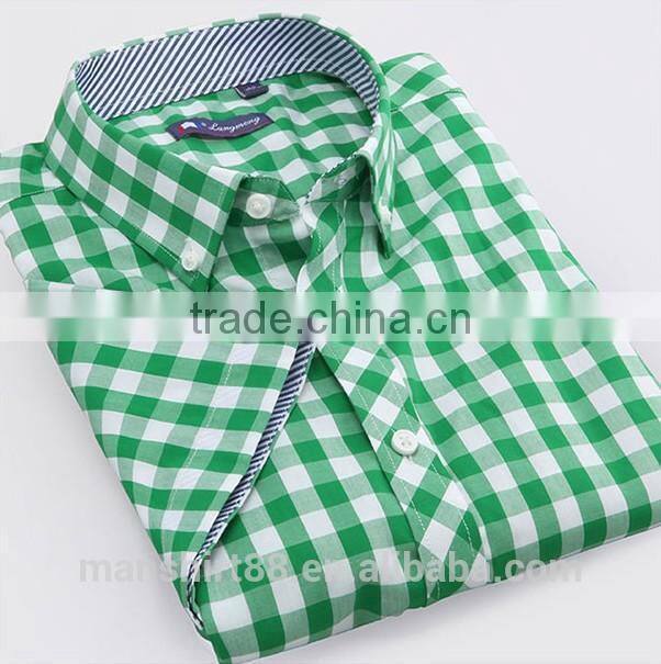 short sleeve button down big plaid summer shirt