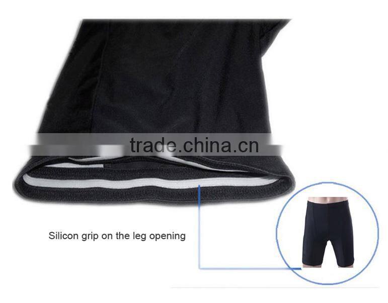 custom mens coolmax padded cycling shorts