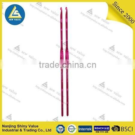 customized ABS material colorful crochet needles set from factory directly