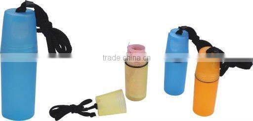 Rond waterproof box with lanyard/Coin containter