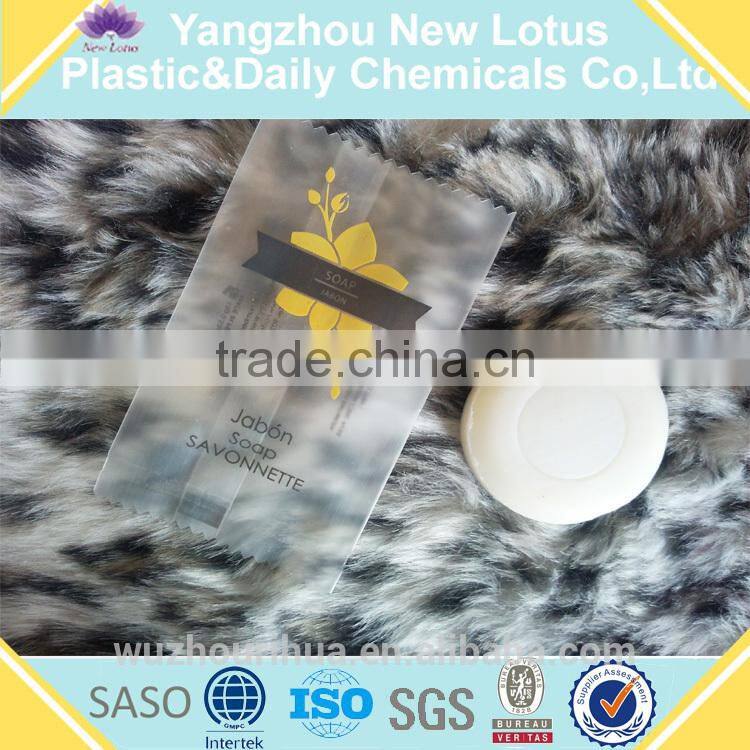 hotel beauty bath shaped soap flowpack pleat bag pack