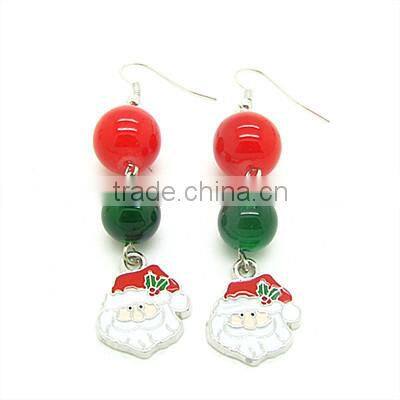 Alloy Christmas Earrings Craft jewelry