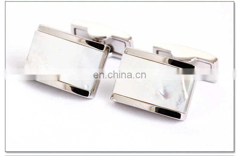 Graceful White Pearl Fashion Jewelry Cufflinks