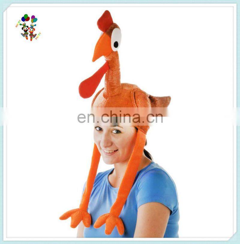 Unisex Funny Thanksgiving Party Plush Turkey Hats HPC-0247
