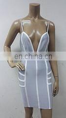 Amigo 2017 new style mini strap backless bandage dress sexy low cut evening dresses for women party wear