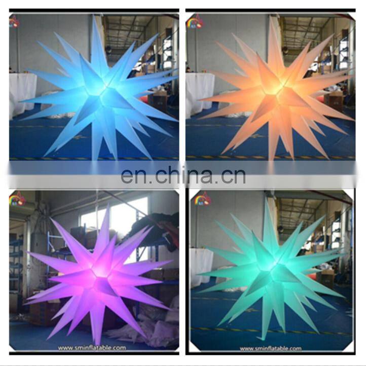 2016 New Product Inflatable LED Finger Flashlight Tripod Balloon For Band Show Decoration