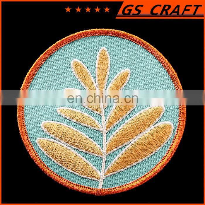 Custom made color and size embroidery patch
