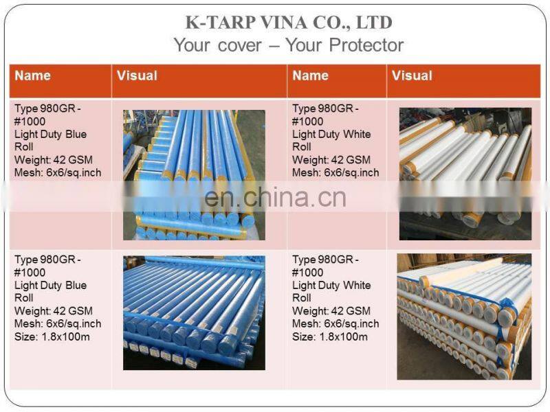 Silver Sheet #4000, UV resistance, Heavy Duty PE Tarp, Durable and Strong Tarp