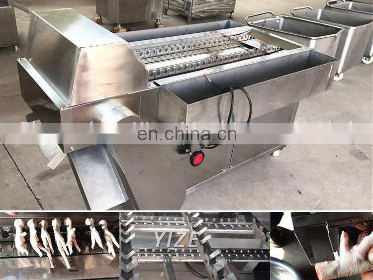 Widely Used Chicken Feet Cleaning Cutting Machine Ducken Claw Cutter for Sale