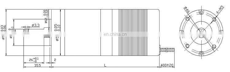 S761 factory made 12v 24v 48v 12 volt high torque 6.6NM 50W Brushless DC Motor with Planetary Reduction Gear